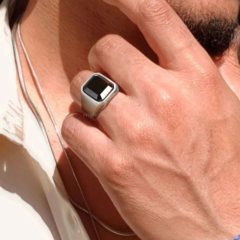Jewelry × Vintage Tiger's Eye Signet Ring Size ONE SIZE - 3 Thumbnail