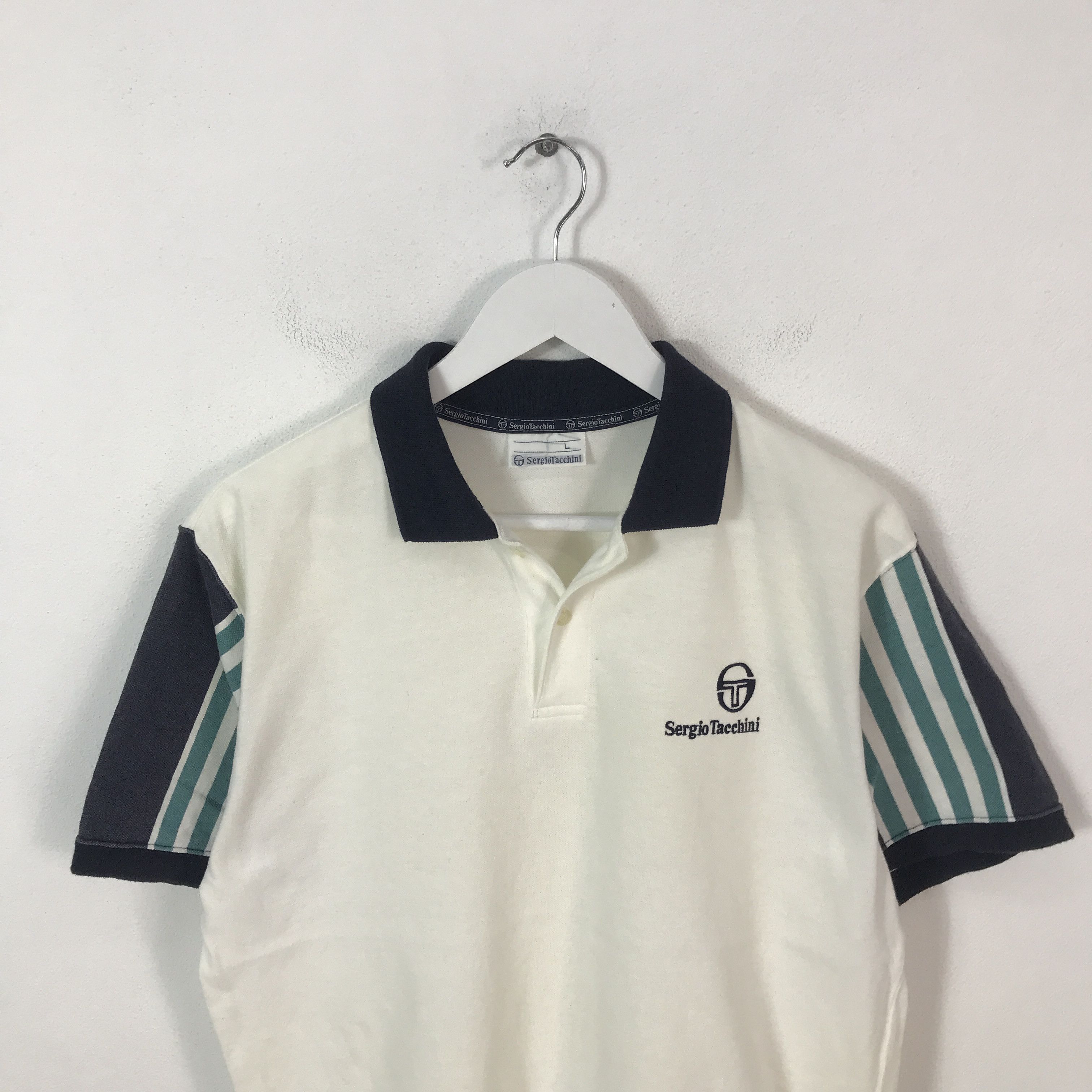 Sergio Tacchini Vtg sergio tacchini Sportwear Polo t-shirt Size US L / EU 52-54 / 3 - 2 Thumbnail