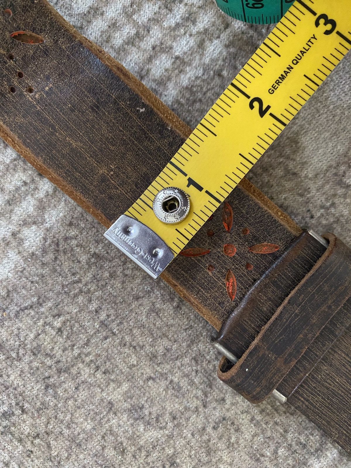 Japanese Brand Japanese Brand Leather Buckle Belt Size ONE SIZE - 11 Thumbnail
