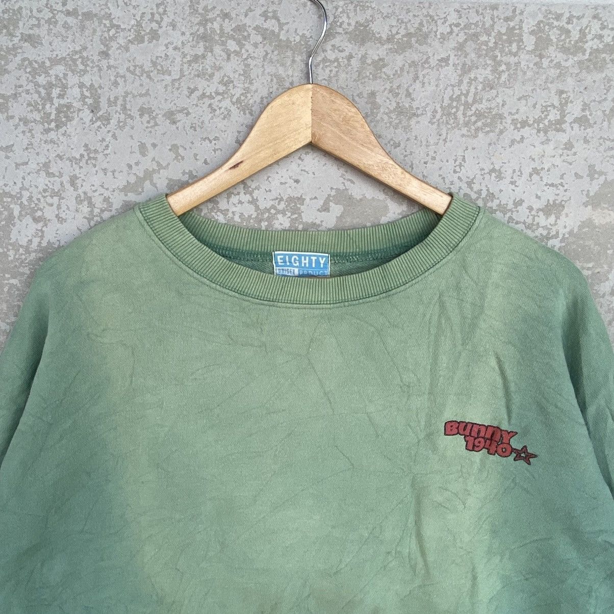 Other Vintage Eight Bunny Big Printed Crewneck Sweatshirt Gree Size XL / US 12-14 / IT 48-50 - 4 Thumbnail