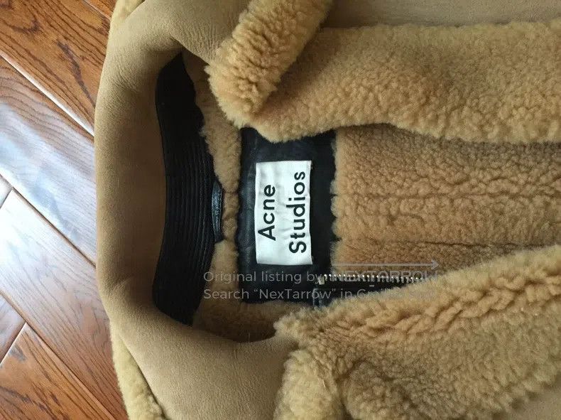 Acne Studios Acne Studios Shearling and Leather Combination Leather Coa Size XS / US 0-2 / IT 36-38 - 3 Thumbnail