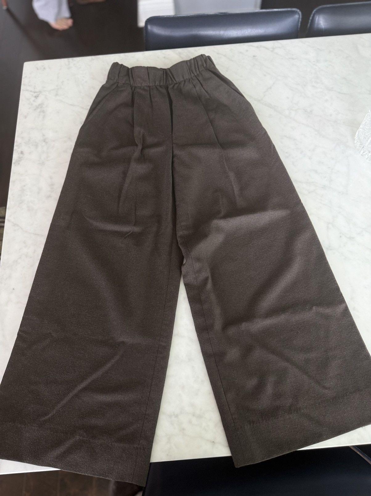Massimo Dutti Massimo Dutti Brown Double Breasted Blazer Wide Trouser Set Size XS / US 0-2 / IT 36-38 - 6 Thumbnail