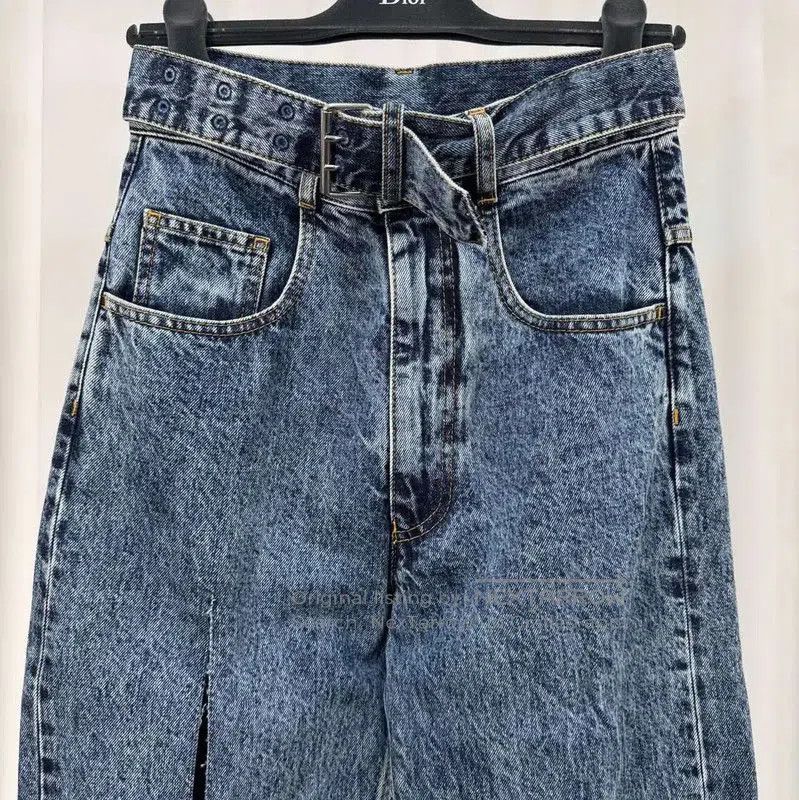Other Maison Margiela Blue Denim Logo Women's Pants . Size 23" - 3 Thumbnail
