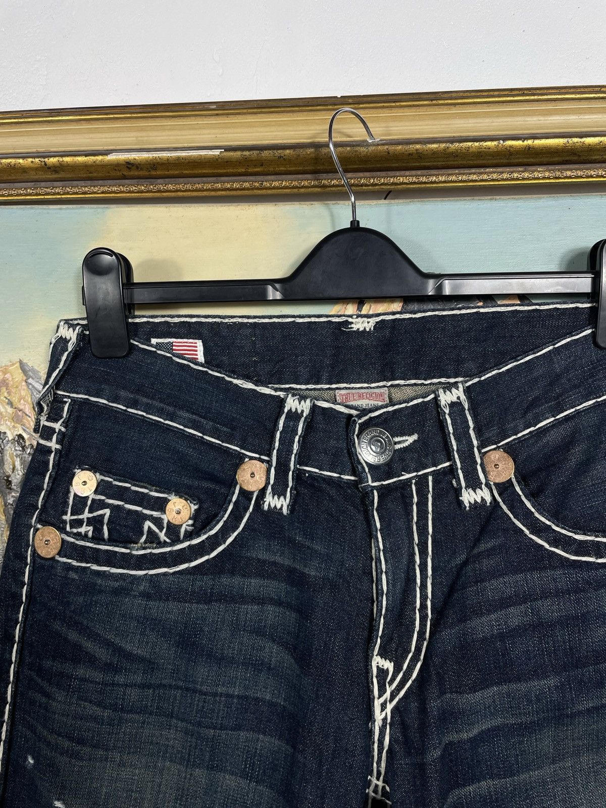 True Religion × Vintage True Religion Vintage Y2k Denim Jeans Trousers Pants Swag Size US 31 - 6 Thumbnail
