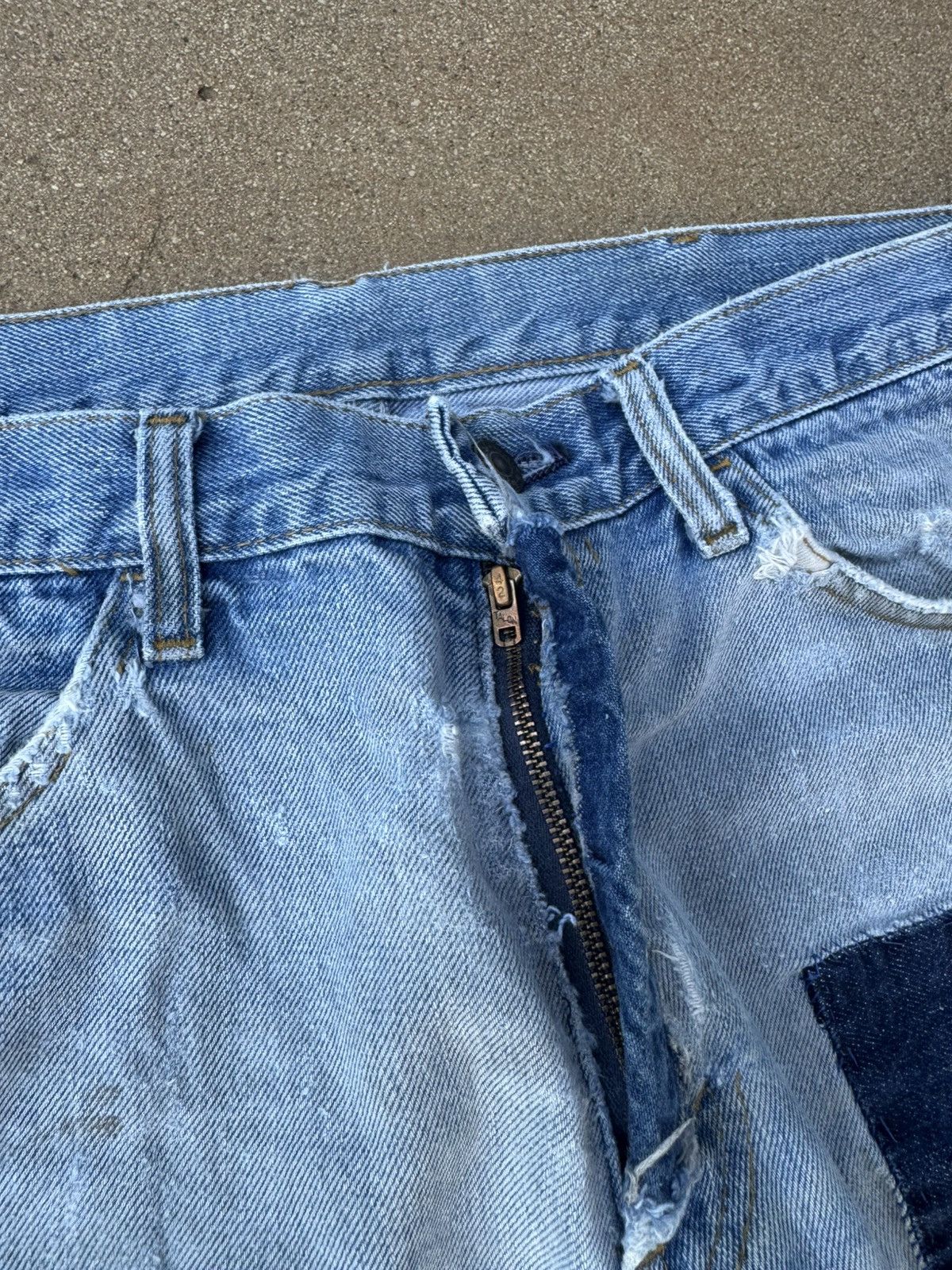 Levi's × Vintage Vtg 70’s Levi’s 684 Orange Tab Bellbottom Faded Jeans 34x31 Size US 34 / EU 50 - 5 Thumbnail