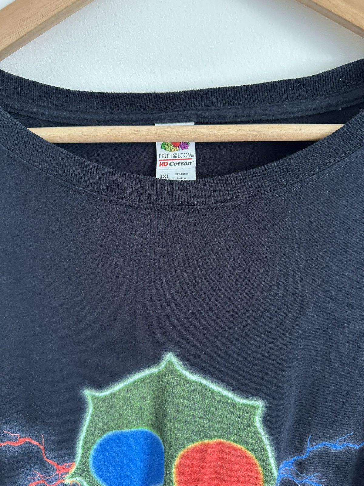 Fruit Of The Loom “Electric Dual Orb” Graphic Tee – 4XL Size US XXL / EU 58 / 5 - 4 Thumbnail