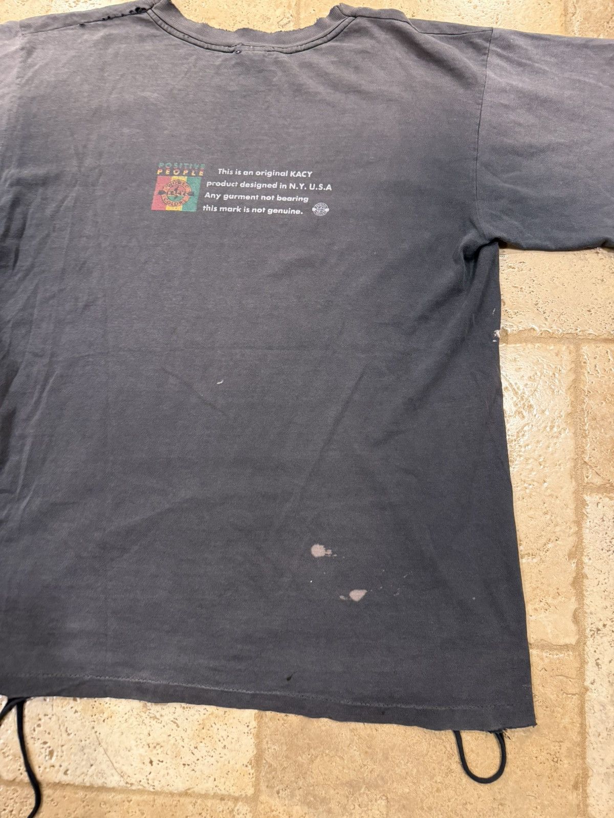 Vintage Vintage Bob Marley Thrashed Faded Early 90’s Jamaica Tee Size US XL / EU 56 / 4 - 12 Thumbnail