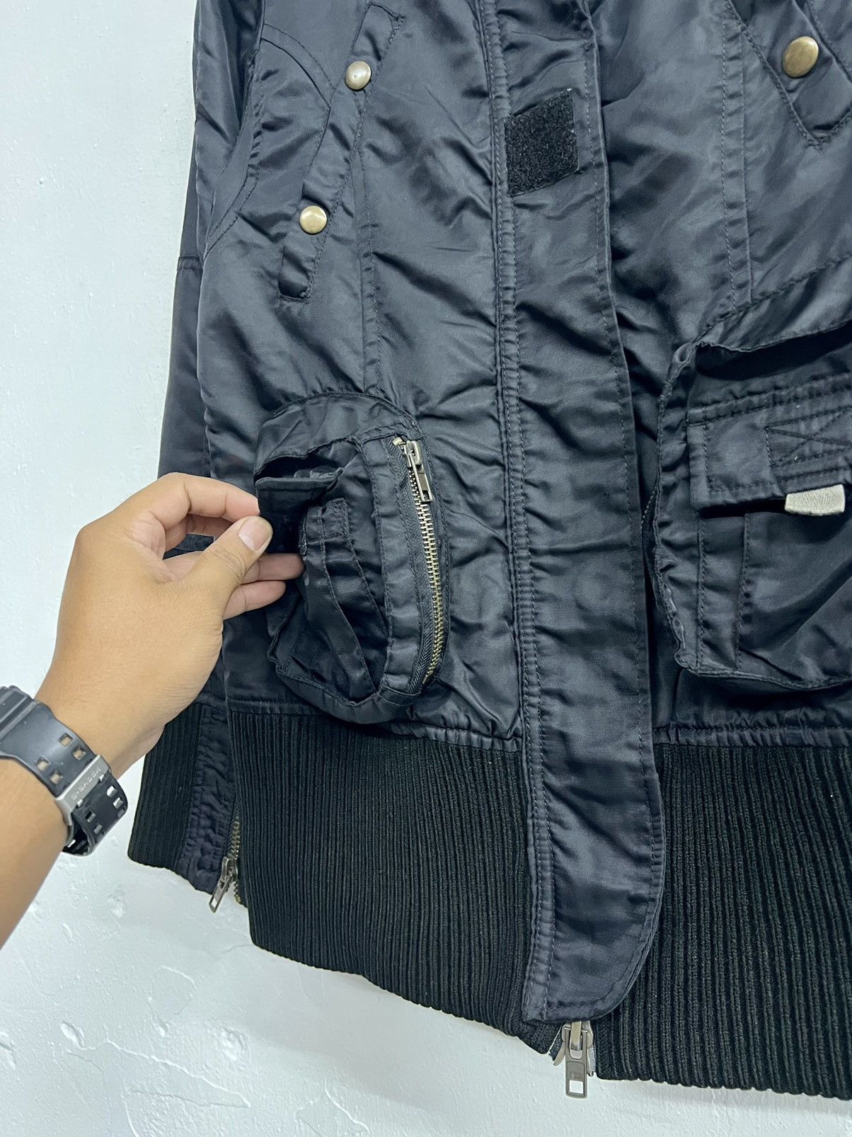 14th Addiction 2000s Lip Service Cargo Multipocket Bono Jacket Size US M / EU 48-50 / 2 - 6 Thumbnail