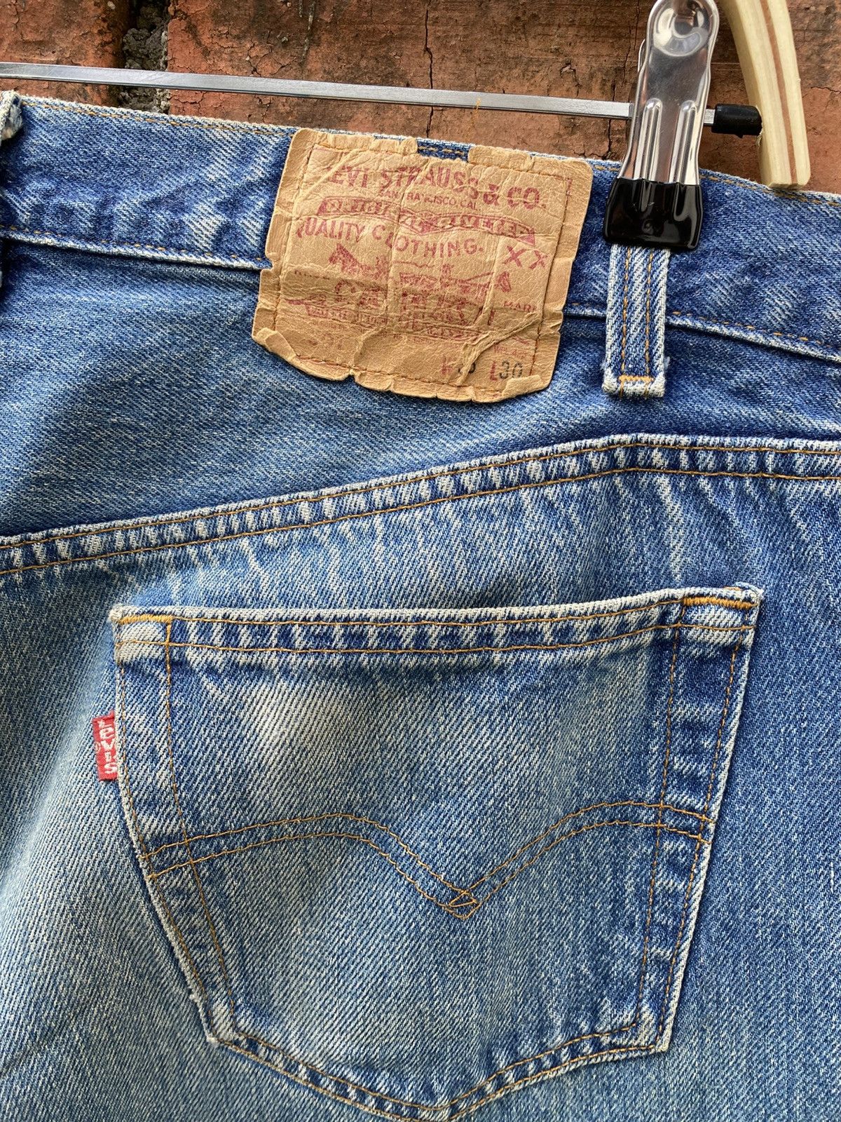 Levi's × Levi's Vintage Clothing × Vintage W34x27 vintage levi's 501xx made in USA Size US 34 / EU 50 - 3 Thumbnail