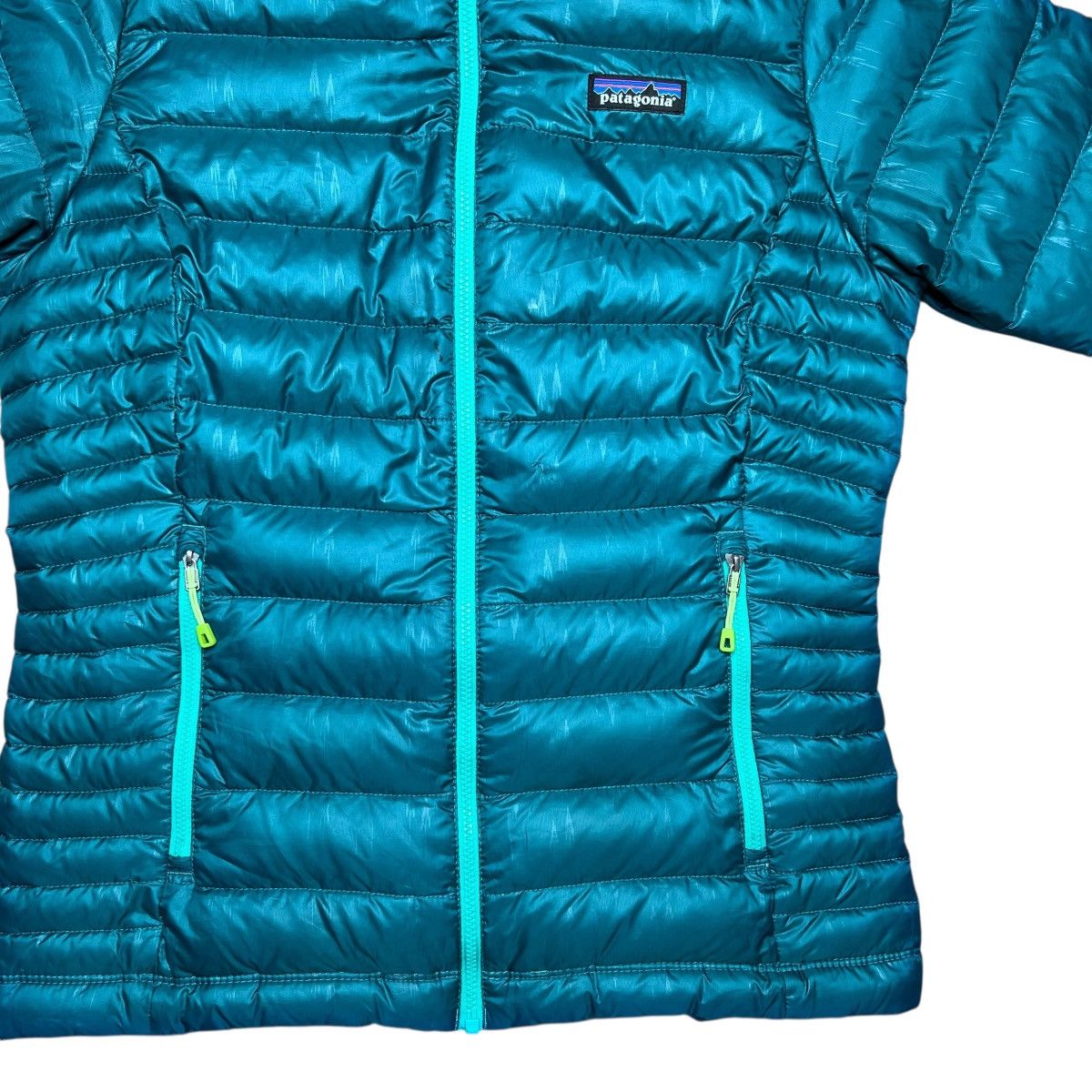 Patagonia Patagonia Women’s Style #84683 Down Teal Zip Puffer Jacket Size S / US 4 / IT 40 - 9 Thumbnail