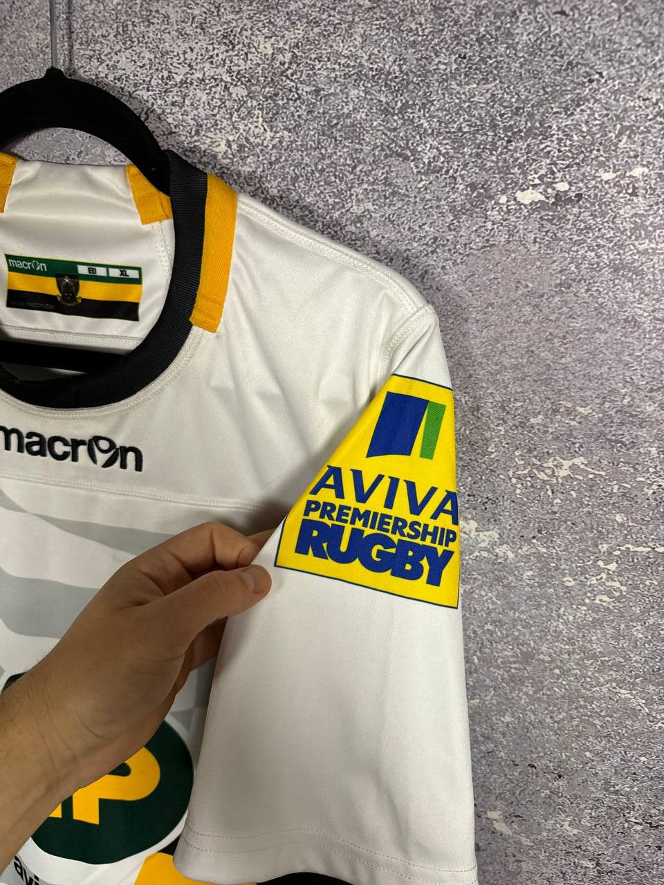 Macron Vintage Northampton Saints Macron Rugby Team Jersey XL Size US XL / EU 56 / 4 - 12 Thumbnail