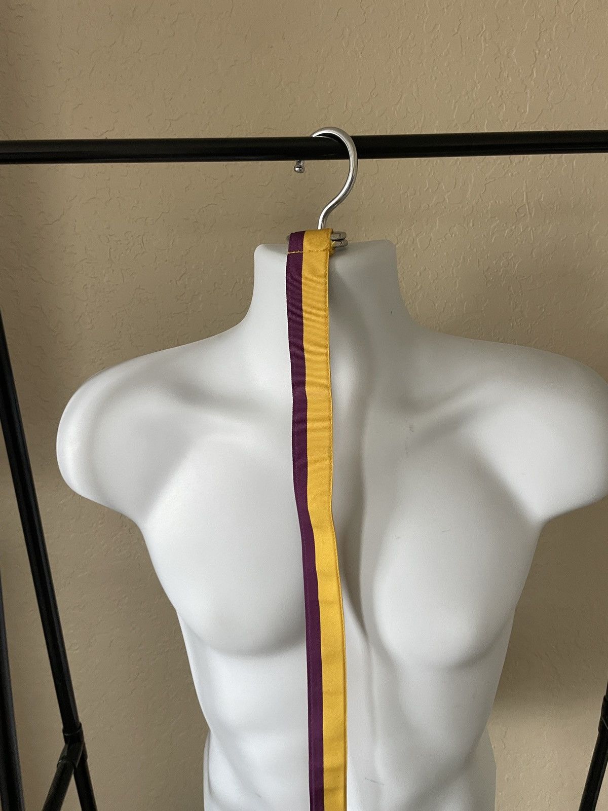 Polo Ralph Lauren Silk Striped preppy belt Size ONE SIZE - 1 Thumbnail