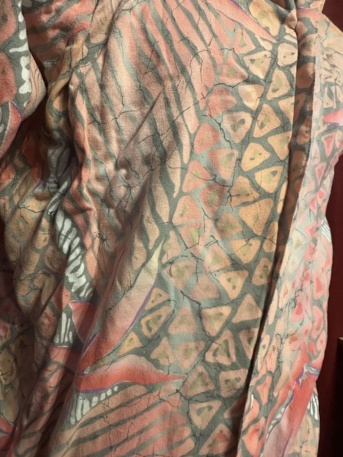 Vintage Vintage Islander Hawaiian Shirt 80’s Pink Geometric Grail Size US XL / EU 56 / 4 - 3 Thumbnail