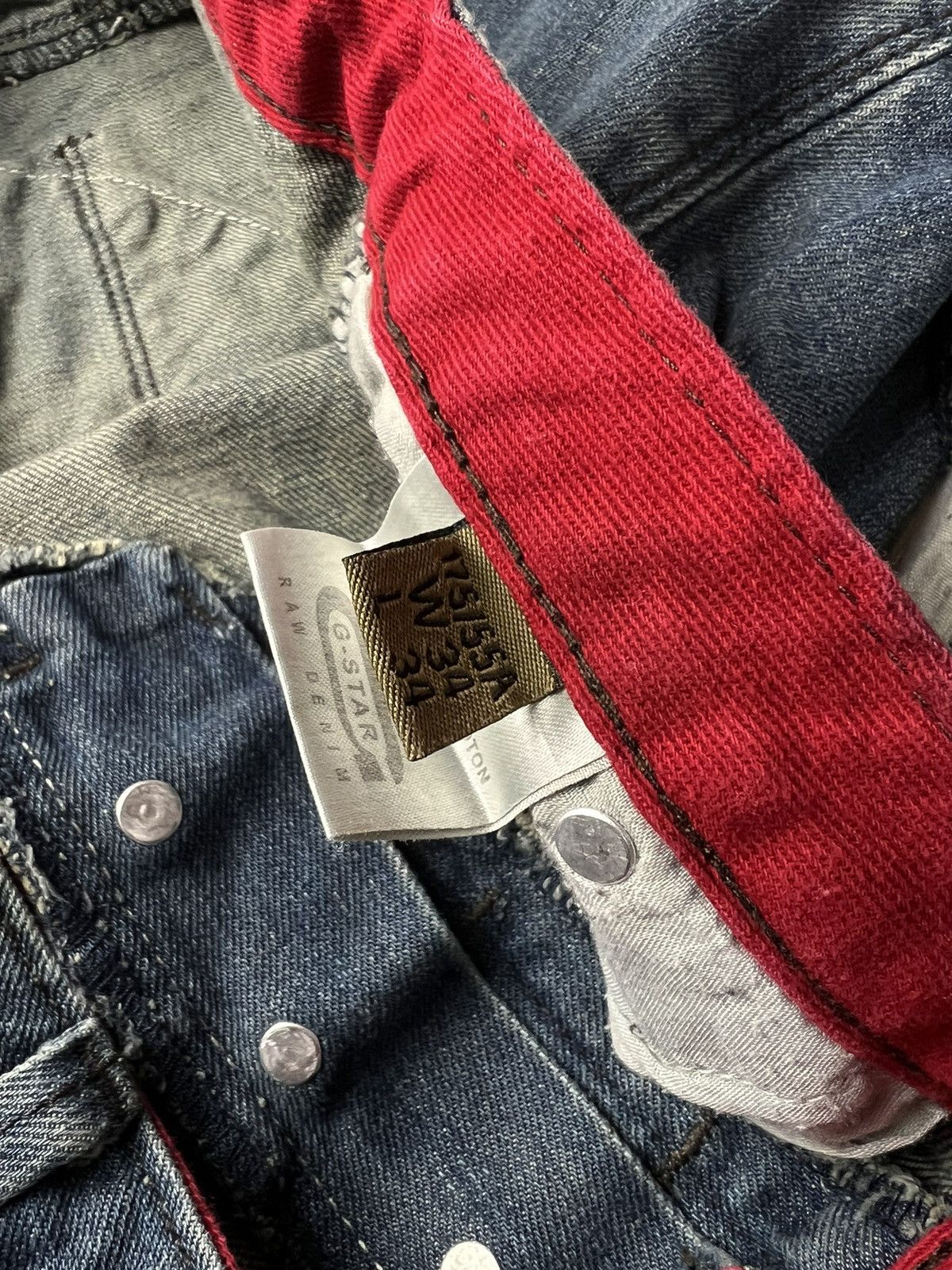 G-Star × Vintage Blue Cargo Pants G-Star Raw 20 rare, 90s Vintage W34 L34 Size US 34 / EU 50 - 8 Thumbnail
