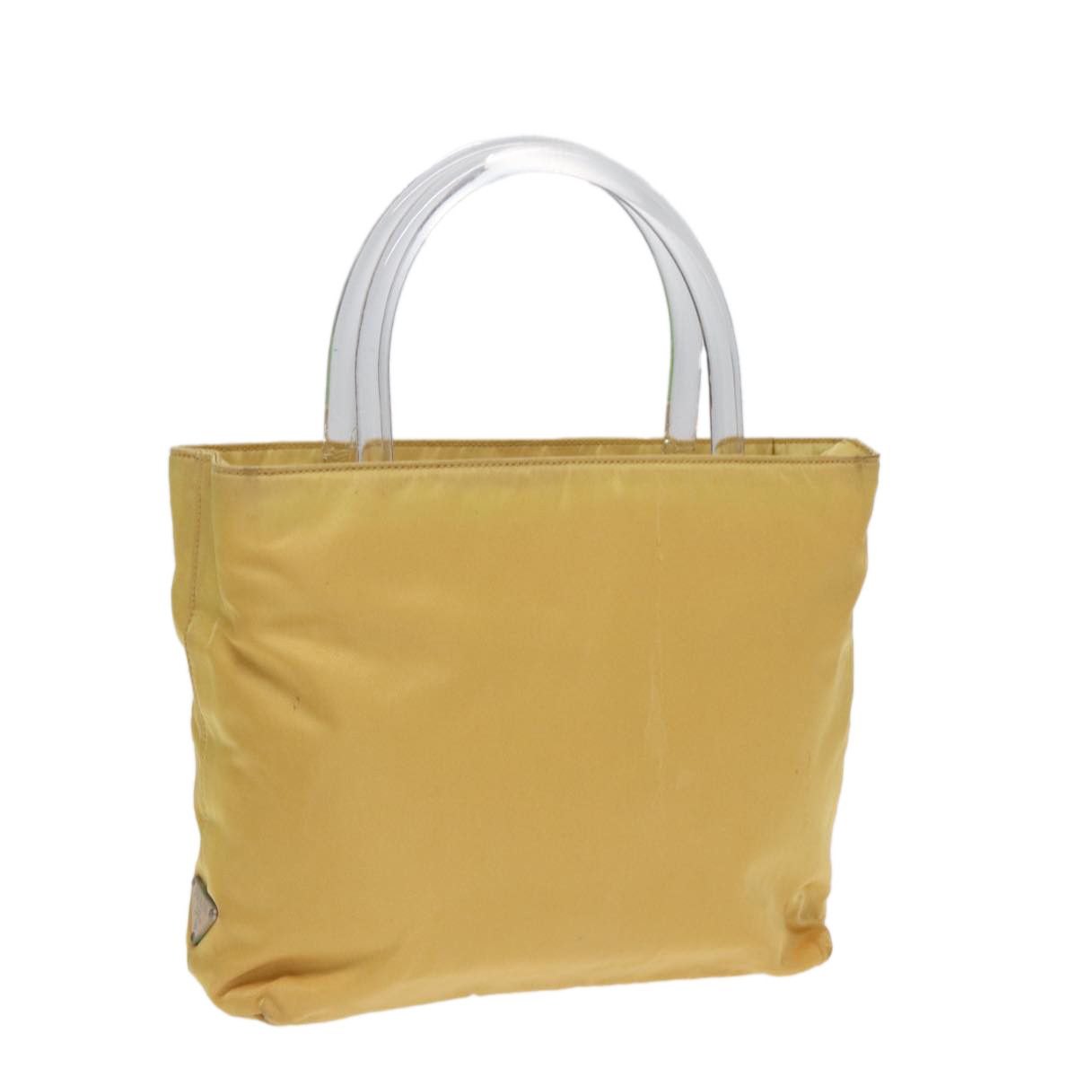 Prada Tessuto Yellow Synthetic Handbag (Pre-Owned) Size ONE SIZE - 1 Thumbnail