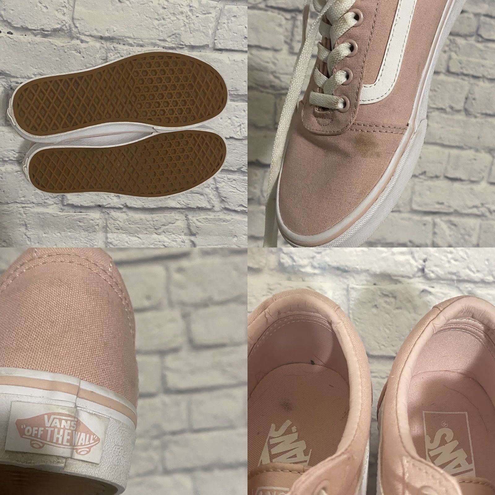Vans VANS Old Skool Pink Solid Low Top Lace Up Skate Shoes Womens Size 7.5 Footwear Sneaker Casual Canvas Breathable Comfort Logo Included Size M / US 6-8 / IT 42-44 - 8 Thumbnail