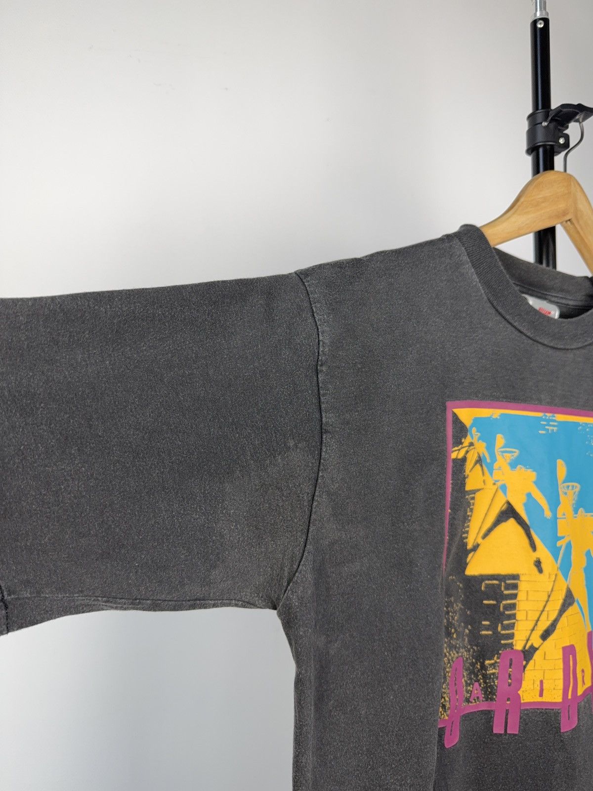 80s Nike Air Jordan 23 Big Logo Vintage Faded T shirt