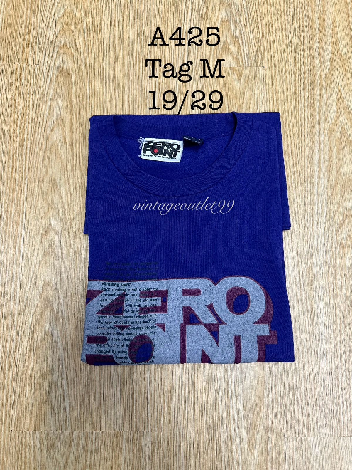 Montbell Vintage Montbell X Zero Point Japan Shirt A425 Size US M / EU 48-50 / 2 - 10 Thumbnail