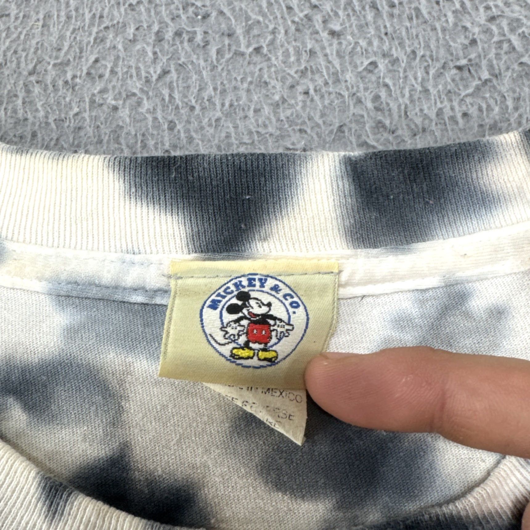 Disney Mickey Mouse Vintage 90s Grateful Dead Spiral Music Tie Dye Shirt Size L Size US L / EU 52-54 / 3 - 3 Thumbnail