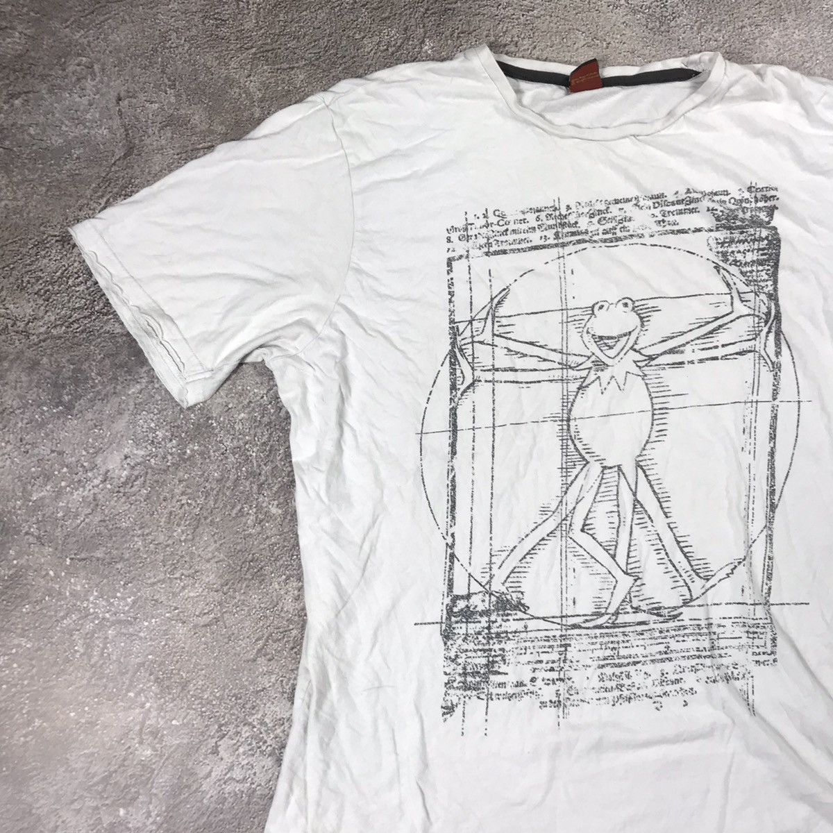 Vintage Vintage Y2K Sun Faded Graphic Tee Da Vinci Print Streetwear Size US XL / EU 56 / 4 - 3 Thumbnail