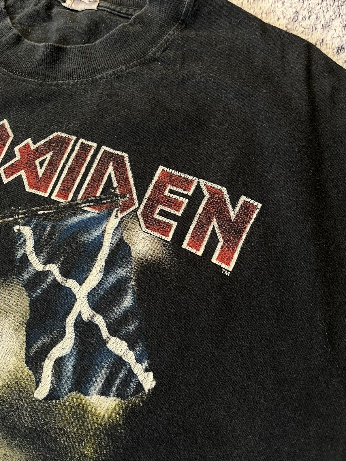 Band Tees Rare Iron Maiden Tee T Shirt 1998 Vintage Black Size US L / EU 52-54 / 3 - 21 Thumbnail