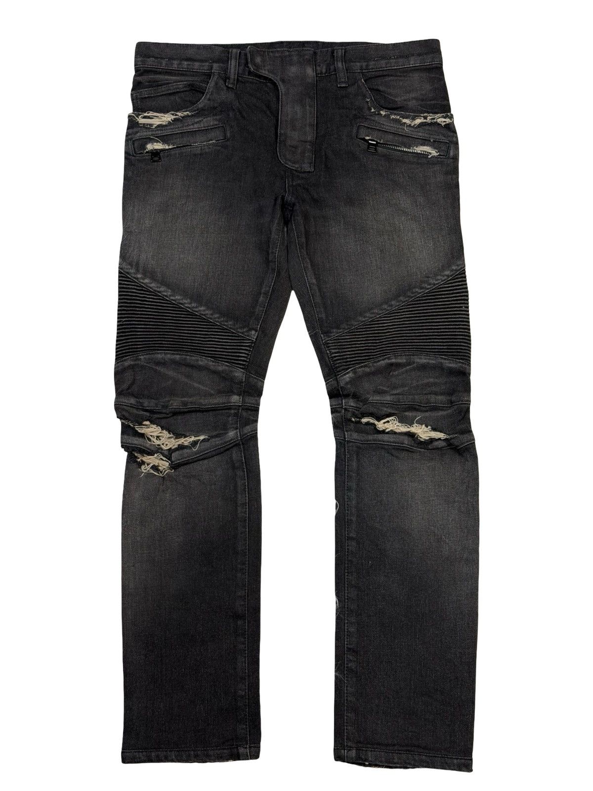 Balmain Balmain paris Biker jeans Size US 30 / EU 46 - 1 Thumbnail