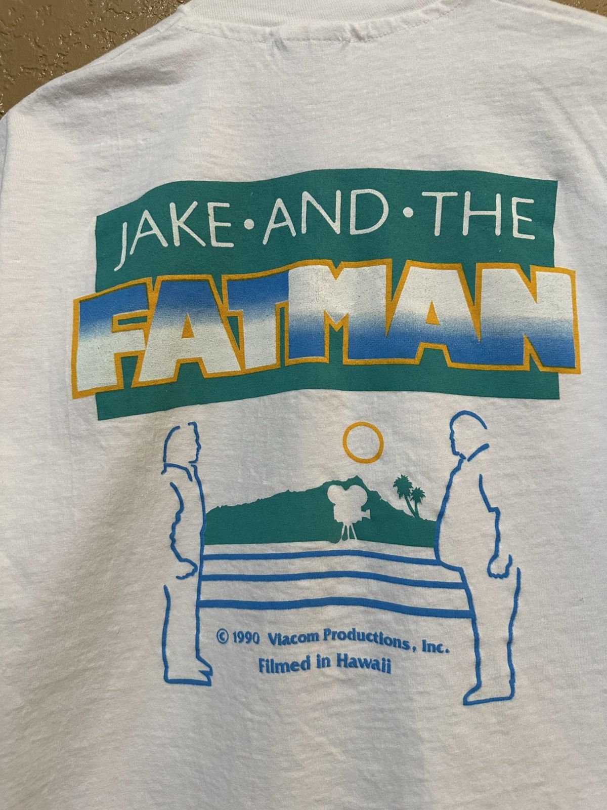 Vintage 🎬 1990 cast & crew Jake And The Fatman tee shirt Size US L / EU 52-54 / 3 - 3 Thumbnail