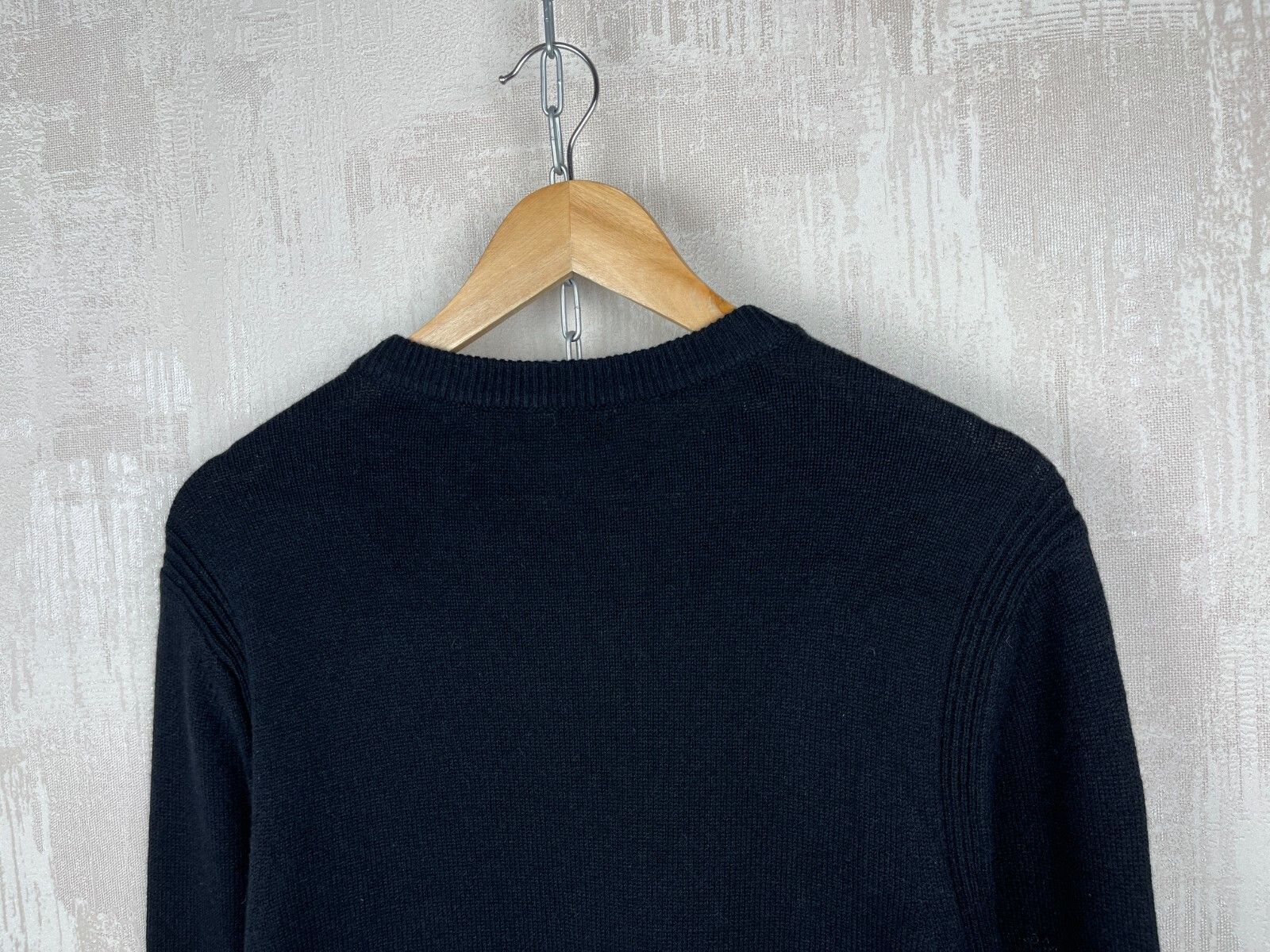 Reiss Reiss Crew Neck Shoulder Zip Sweater Nylon Wool Size US L / EU 52-54 / 3 - 18 Thumbnail