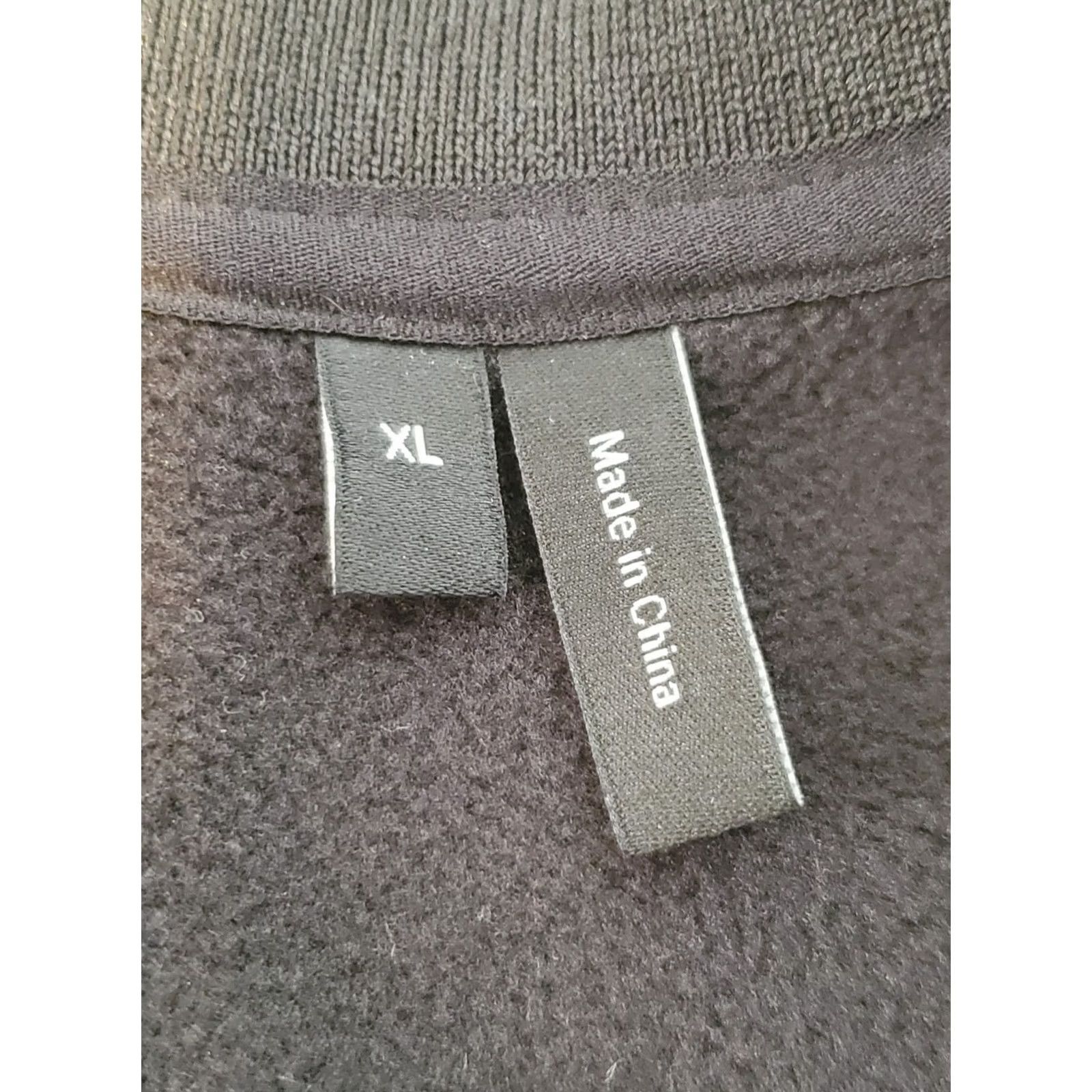 Theory Theory Amir Essential Fleece Full Zip Bomber Jacket Navy Black Men's XL Jacket Size US XL / EU 56 / 4 - 5 Thumbnail