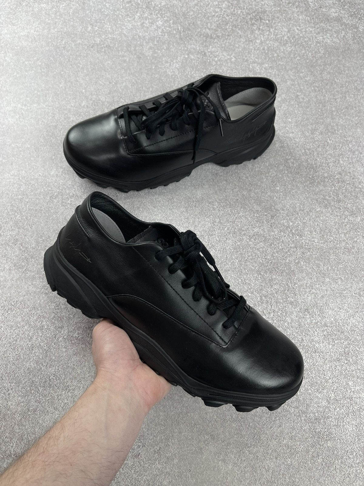 Y-3 Y-3 S-Gendo Run Black Fabric And Leather Running