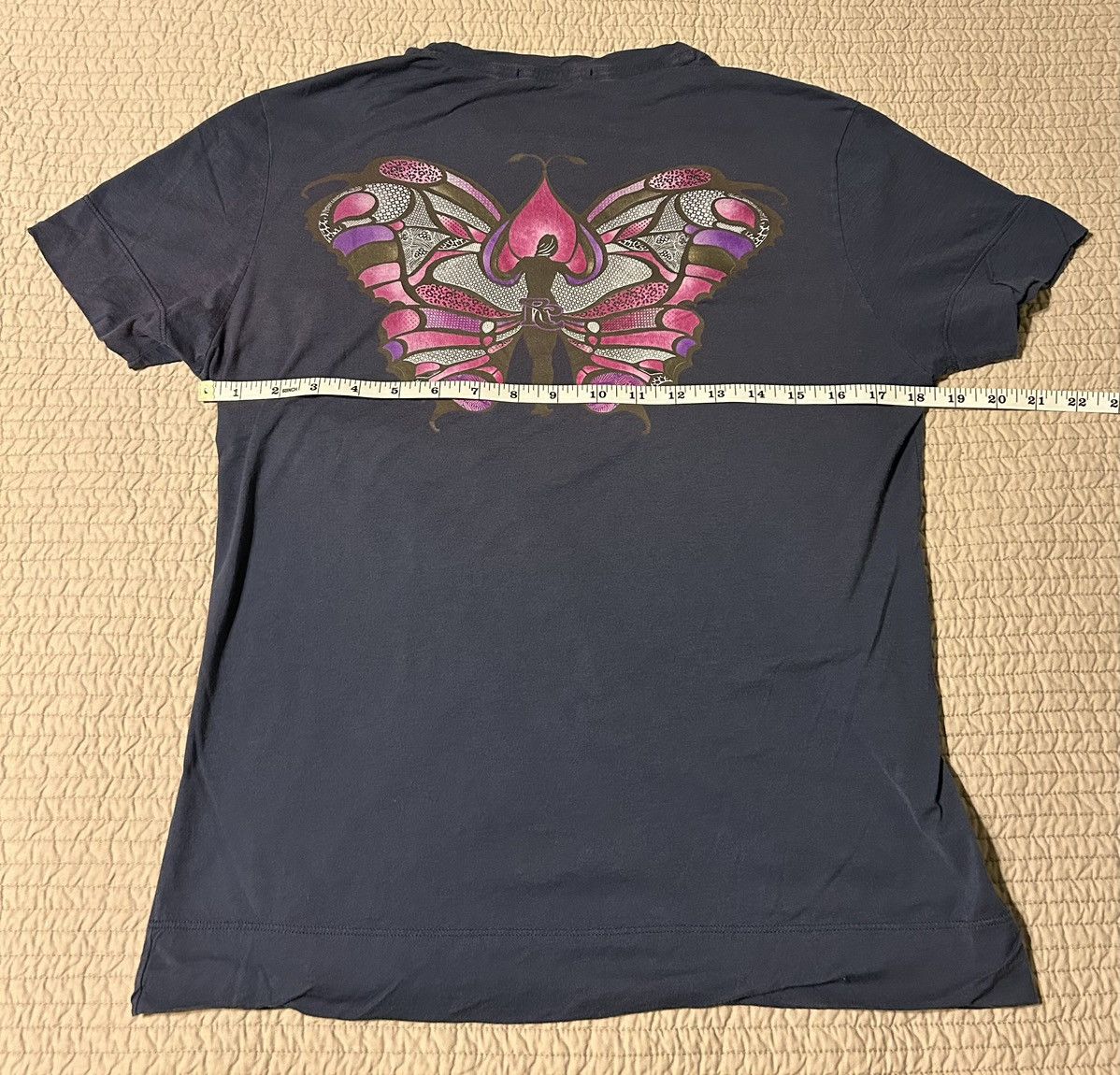 Roberto Cavalli × Vintage Spring 2007 Vintage Butterfly Print T Small Size US M / EU 48-50 / 2 - 9 Thumbnail