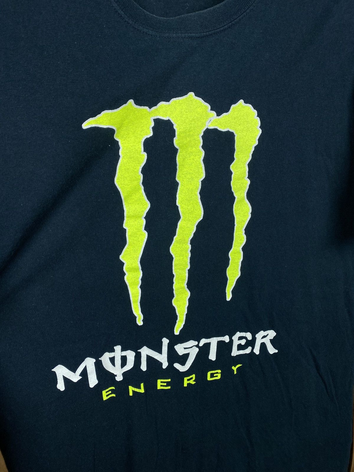 Vintage 🚧Vintage 00s Monster Energy Racing Big Logo VTG Tee🚧 Size US L / EU 52-54 / 3 - 2 Thumbnail
