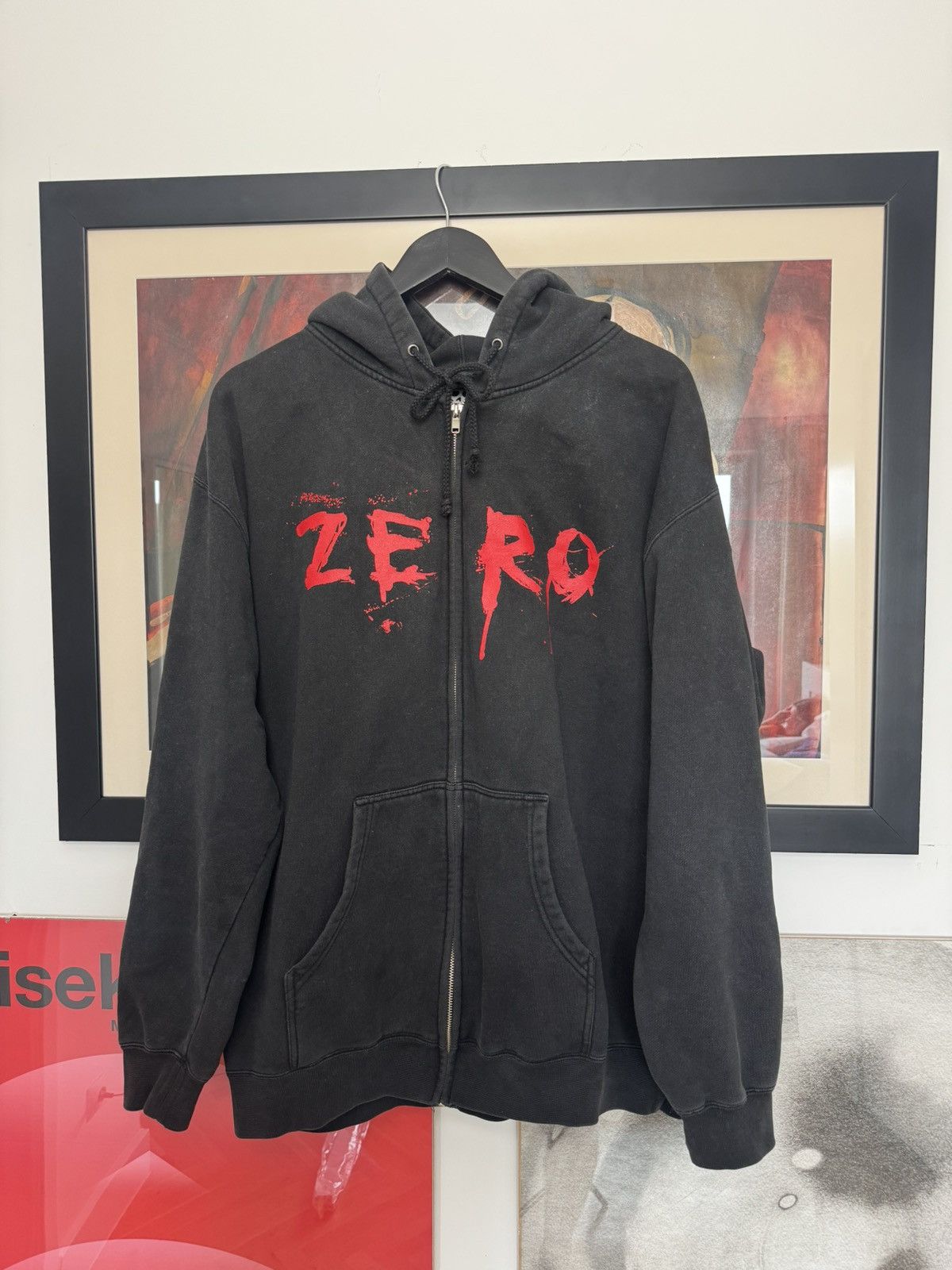 Shorty's Skateboards Vintage Zero Skateboards Hoodie Rare Skate Hype Washed Black Size US L / EU 52-54 / 3 - 1 Thumbnail