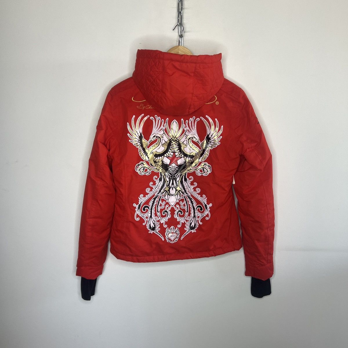 Ed Hardy × Vintage 🥵 Ed Hardy 🥶 Ski Winter Jacket Full Print Size M / US 6-8 / IT 42-44 - 3 Thumbnail