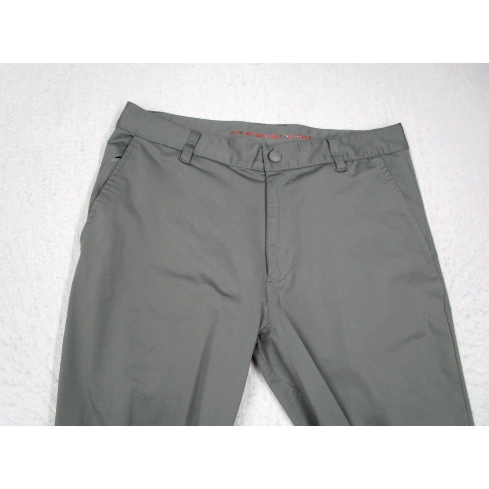 Rhone Rhone Mens Gray COMMUTER Pants - Regular 32 Chino Slim Straight Pockets Travel Workwear Casual 32x29 Mens Size US 32 / EU 48 - 2 Thumbnail
