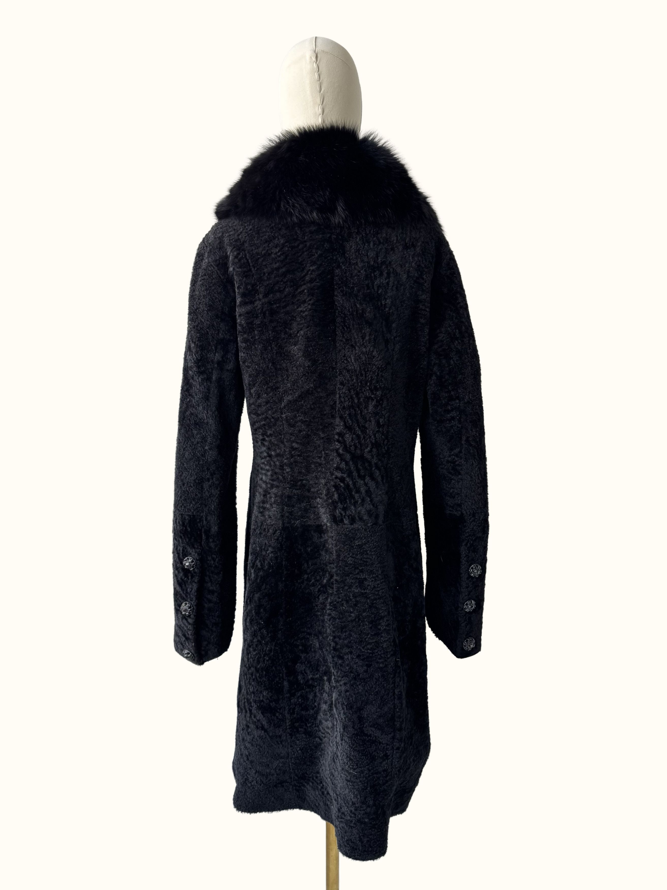 Vintage Vintage Real Lambskin Coat (B550) Size M / US 6-8 / IT 42-44 - 4 Thumbnail