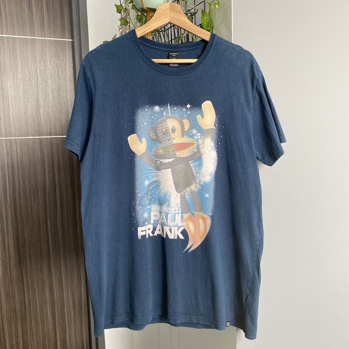Paul Frank Vintage Faded Paul Frank Monkey On The Future ERD TEE Size US M / EU 48-50 / 2 - 1 Thumbnail