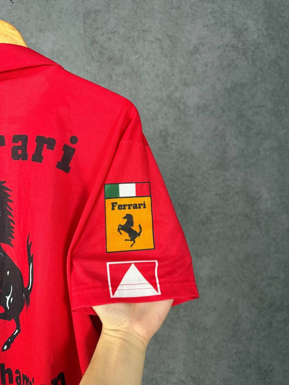Formula 1 Ferrari Formula uno big logo polo tee Size US XL / EU 56 / 4 - 6 Thumbnail