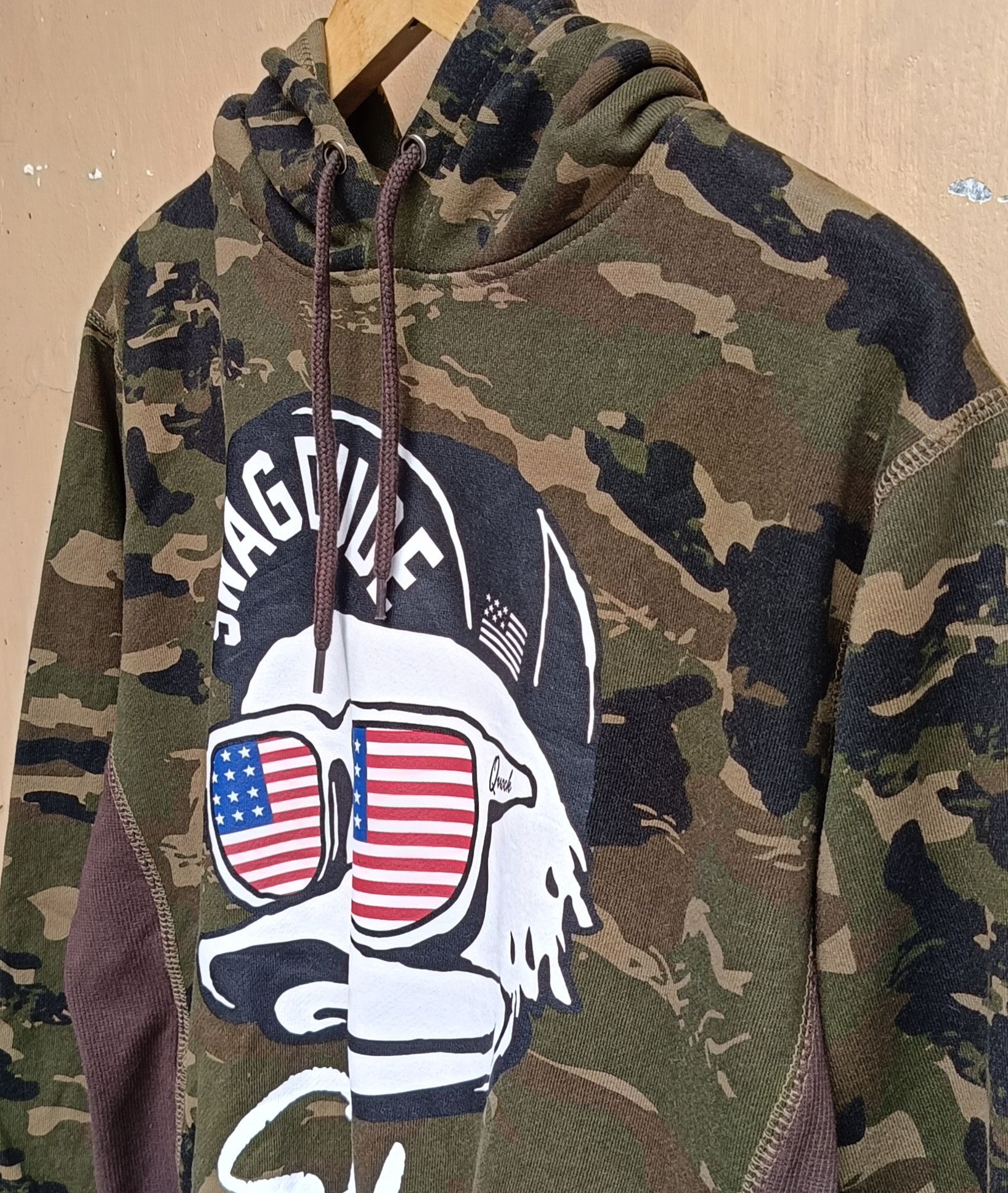 Japanese Brand B one soul camouflage hoodie duck nation Size US M / EU 48-50 / 2 - 3 Thumbnail