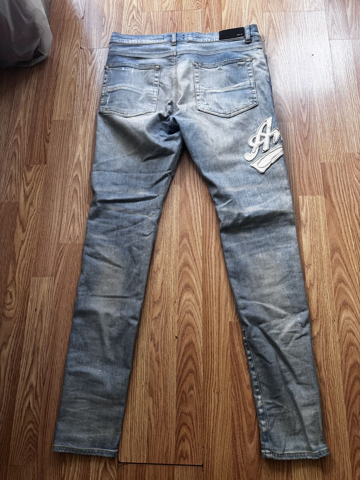Amiri Amiri Mx1 Varsity Applique Jeans Size US 36 / EU 52 - 7 Thumbnail