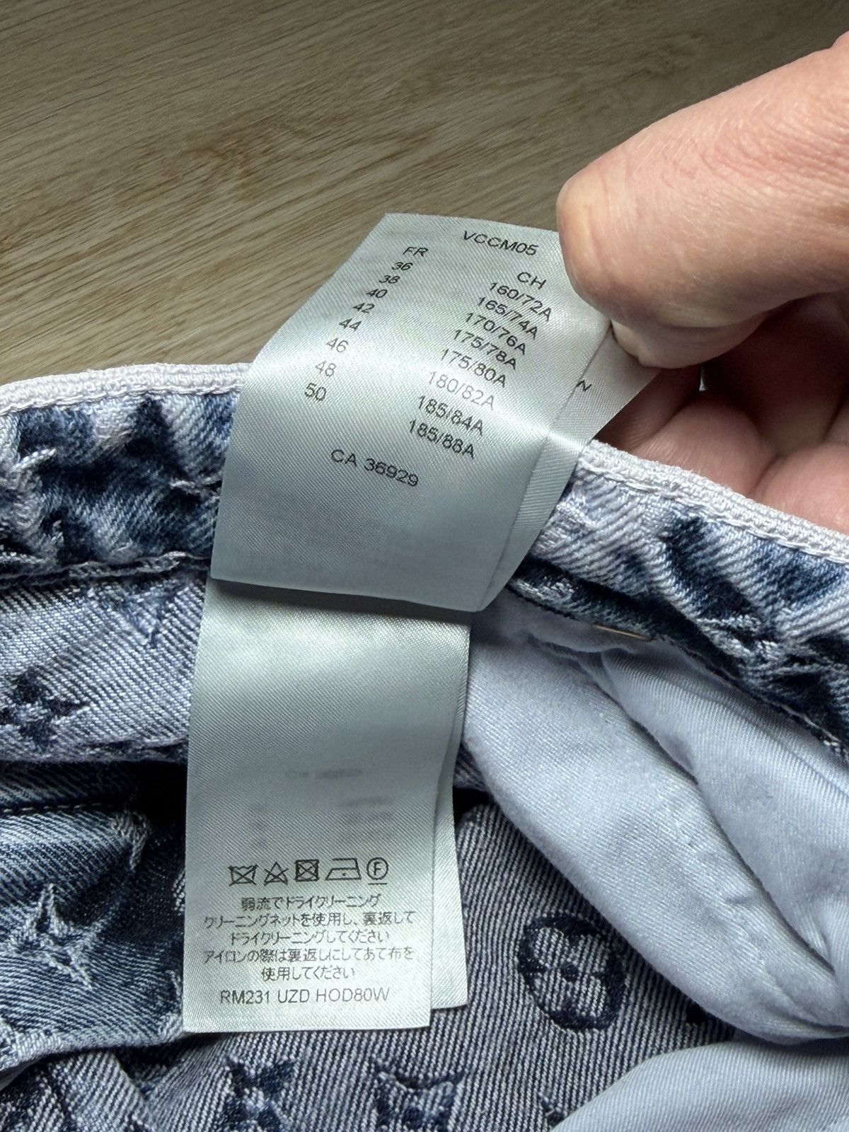 Louis Vuitton Louis Vuitton Purple & Blue Monogram Carpenter Jeans Size US 36 / EU 52 - 8 Thumbnail
