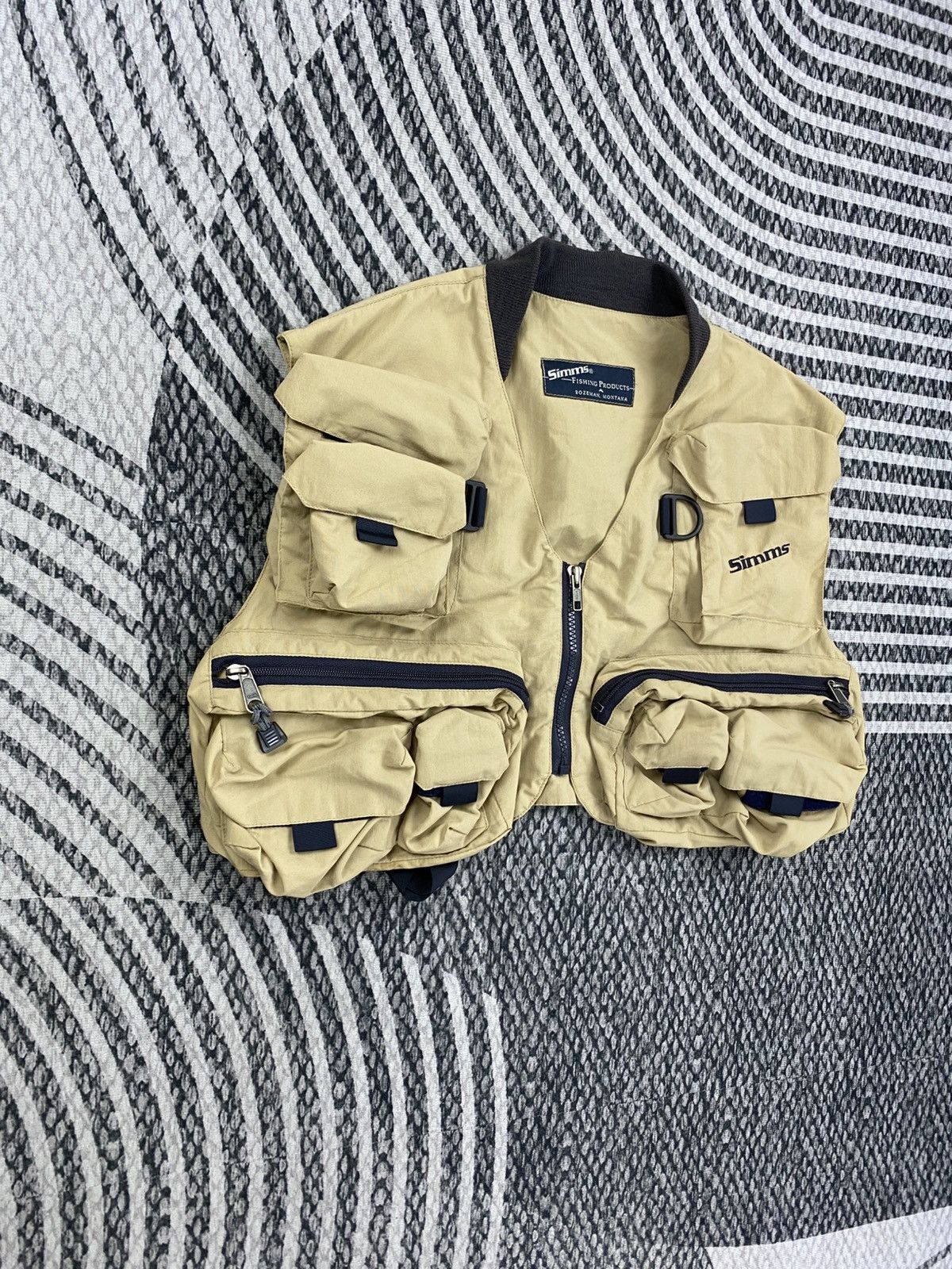 Simms Vintage Simms Multi pocket Fly Fishing Guide Vest Size US M / EU 48-50 / 2 - 3 Thumbnail