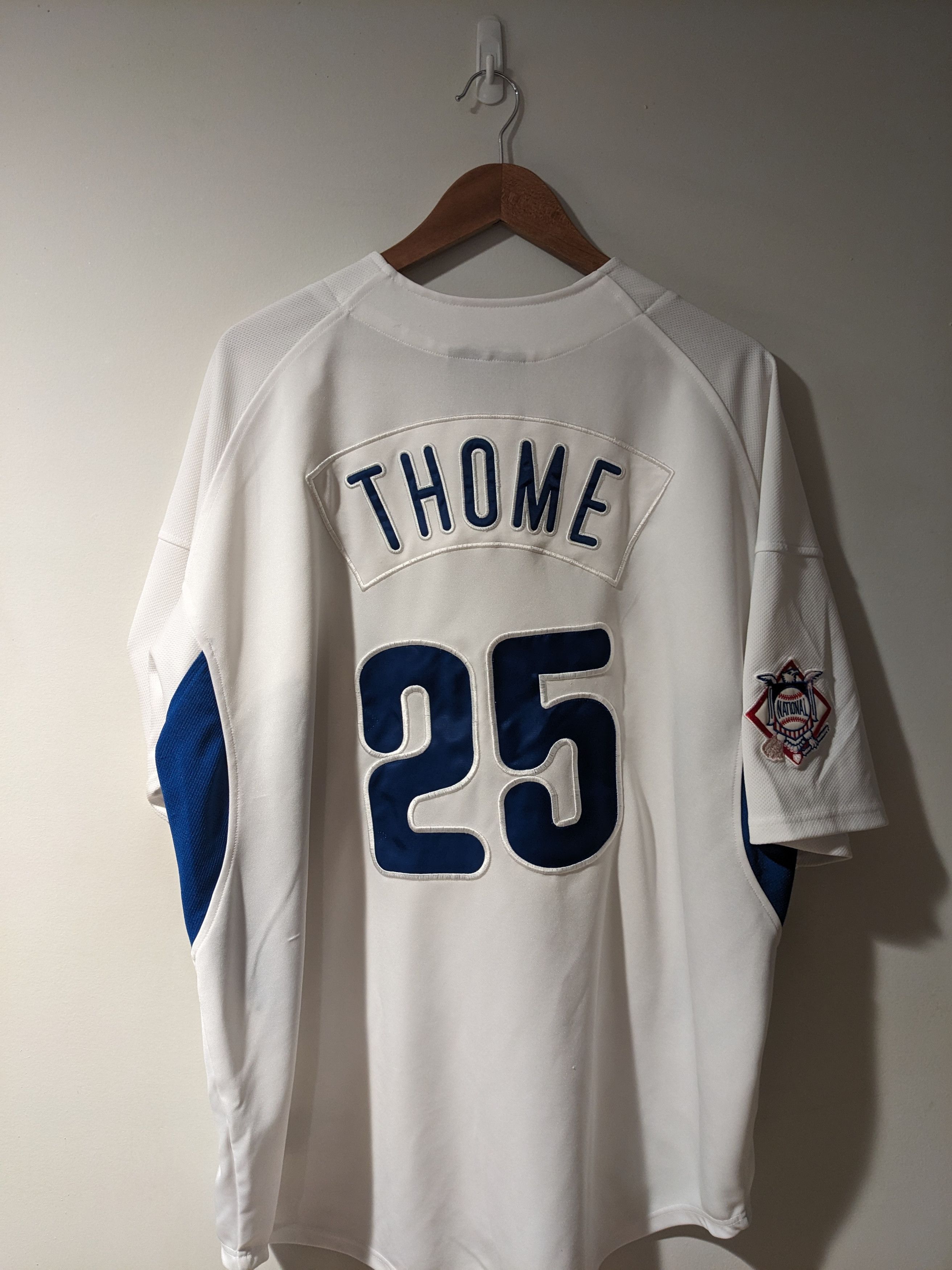 MLB × Nike × Vintage Vintage Y2K Phillies Thome MLB Baseball X-Large Nike Jersey Size US XL / EU 56 / 4 - 1 Thumbnail