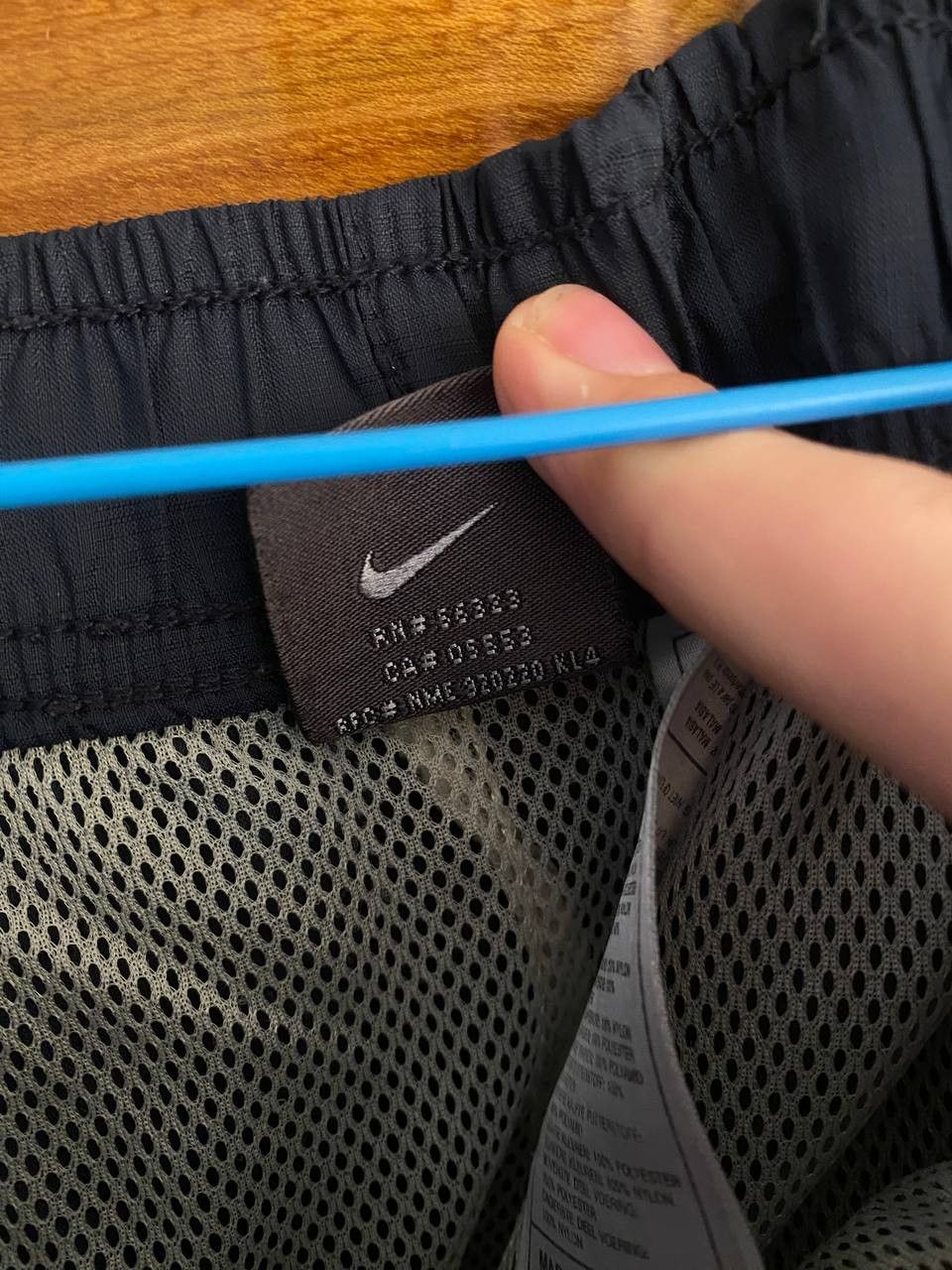 Nike × Vintage 00s Nike Vintage Nylon Double Swoosh Baggy Joggers Pants Size US 34 / EU 50 - 8 Thumbnail