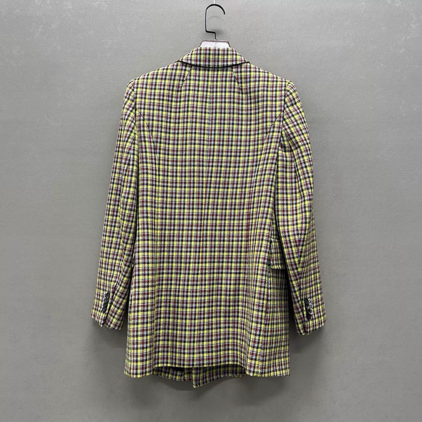 Balenciaga Balenciaga Check Wool Hourglass Blazer Wmns 34 99 New Size XXS / US 00 / IT 34 - 2 Thumbnail