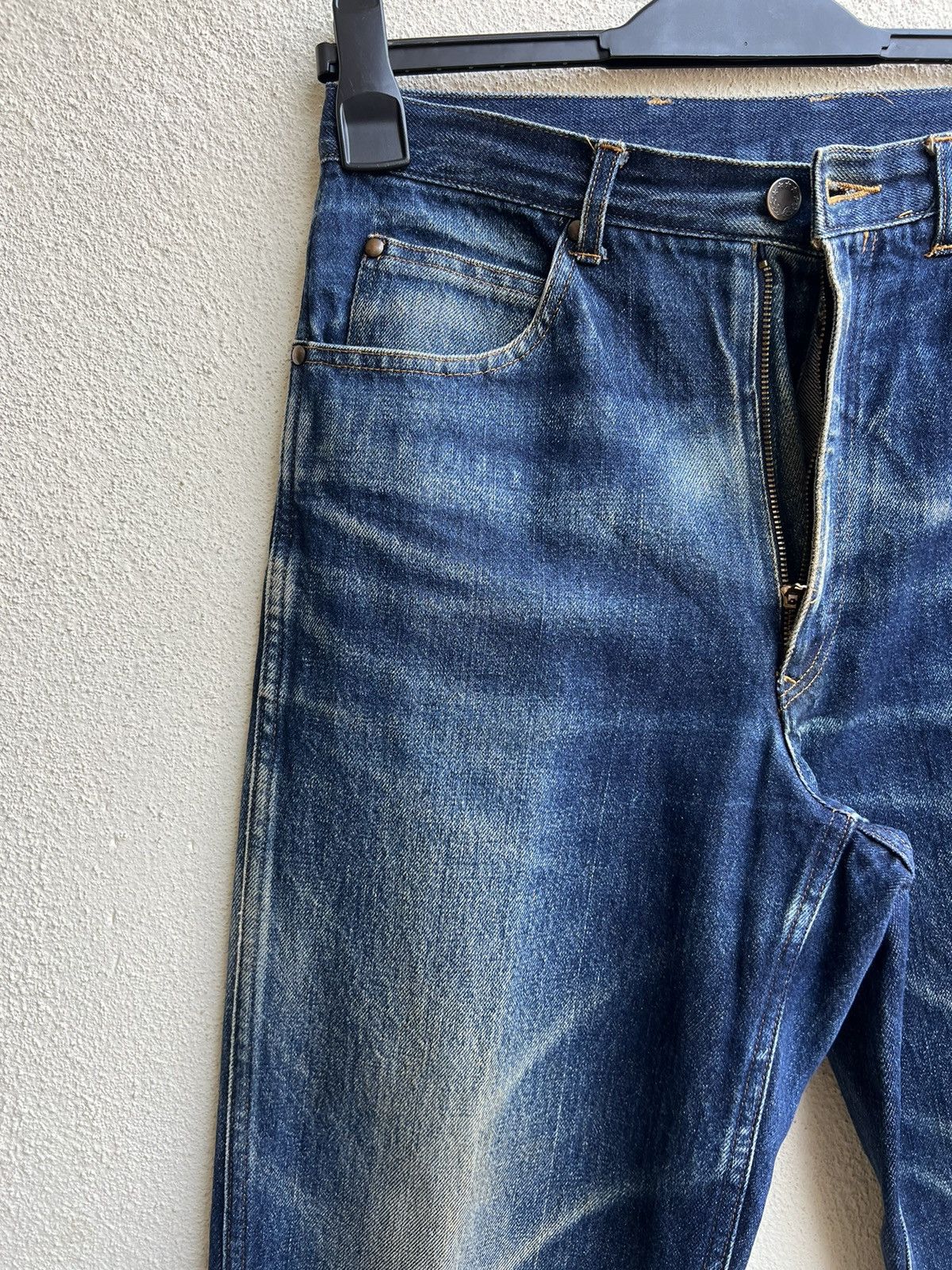 Comme des Garcons Homme Archive 80s CDGH Fade Mud Dirty Denim Baggy Jeans Size US 29 - 8 Thumbnail
