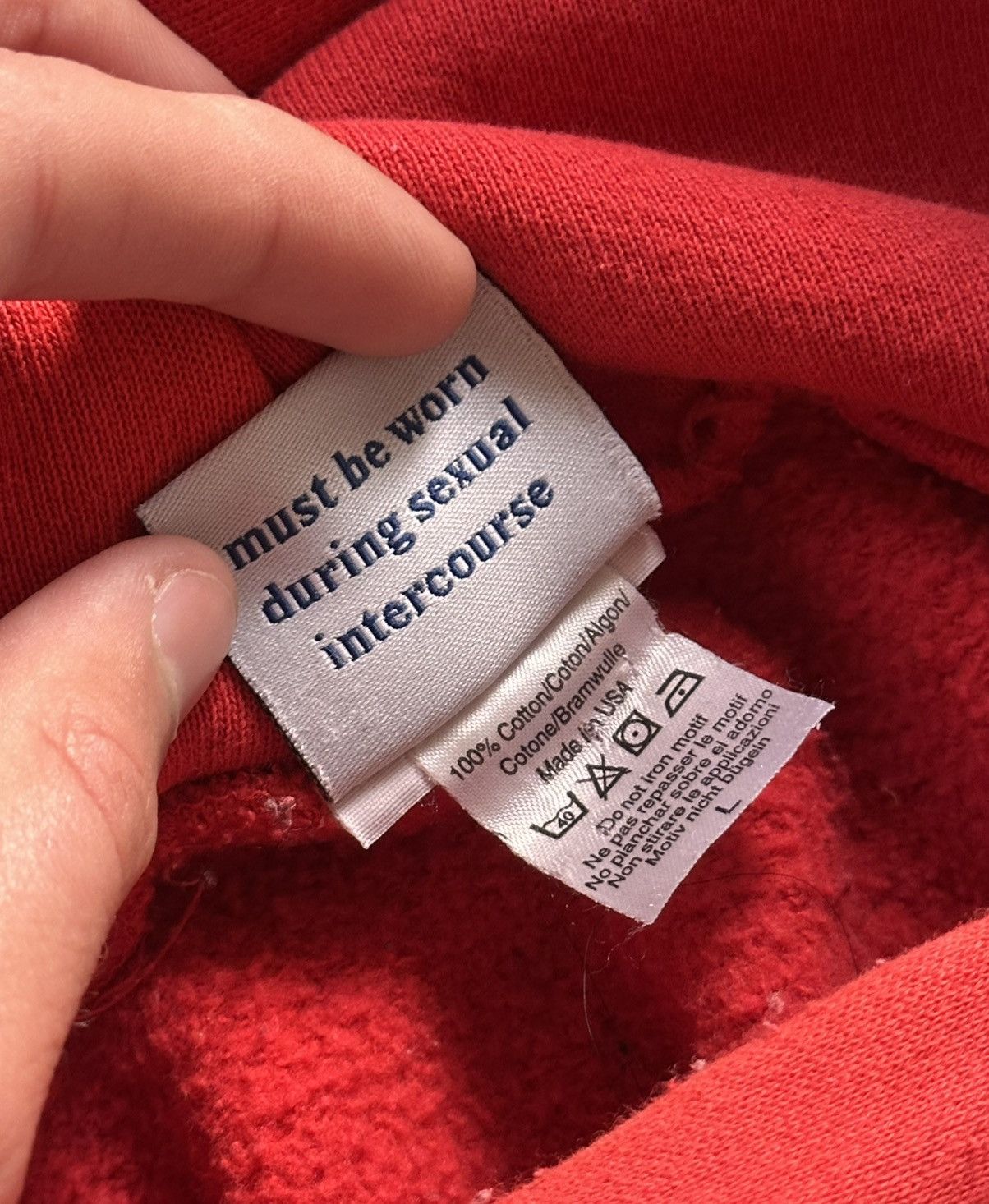 Vintage Vintage Porn Star Hoodie Size US L / EU 52-54 / 3 - 6 Thumbnail