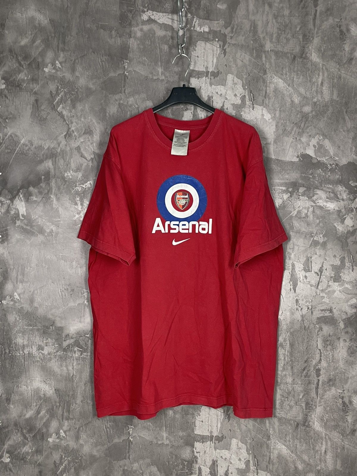 Nike × Vintage Vintage Arsenal Nike soccer 90s Retro T Shirt Size US XXL / EU 58 / 5 - 1 Thumbnail