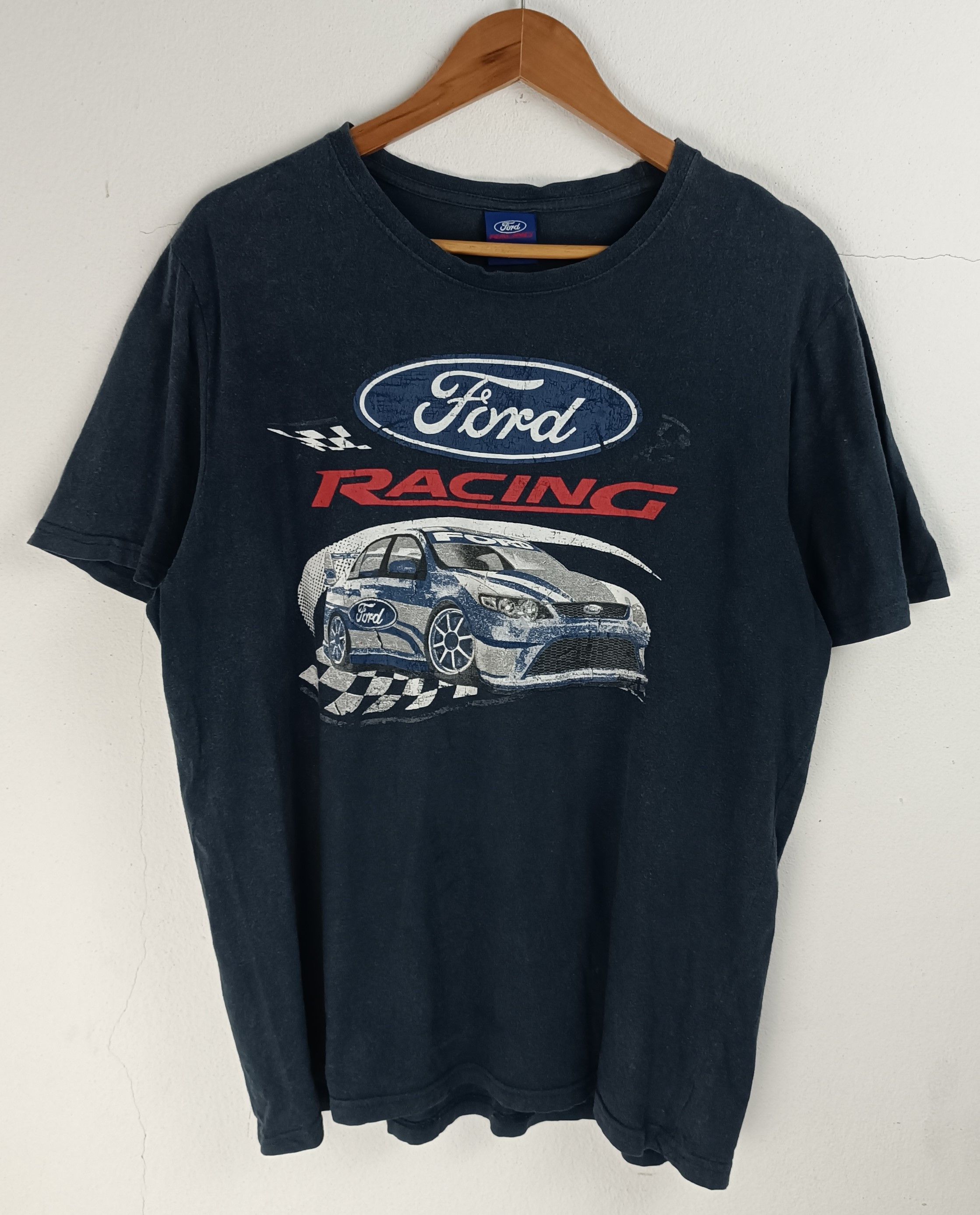 NASCAR VINTAGE FORD RACING RALLY NASCAR JDM F1 FADED TEE Size US L / EU 52-54 / 3 - 3 Thumbnail