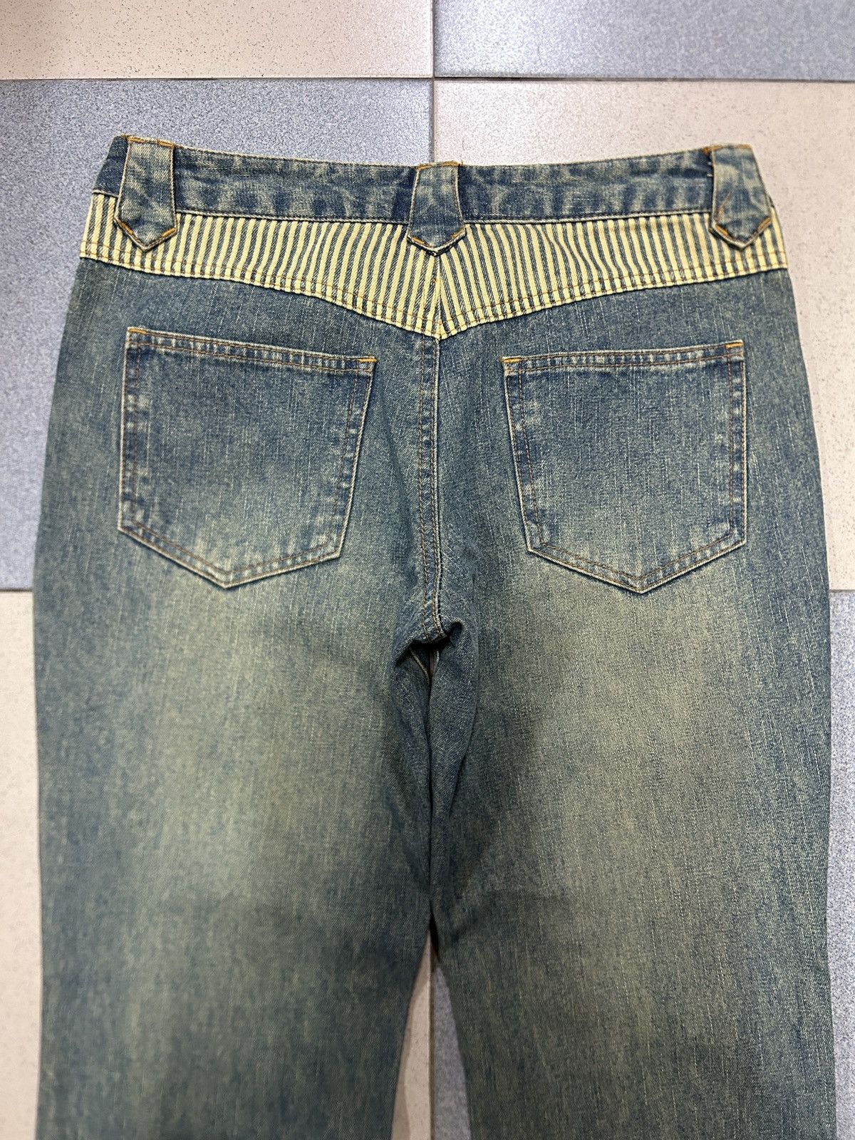 Japanese Brand Vintage Japanese Brand Flared Laces Up Jeans Size US 28 / EU 44 - 7 Thumbnail